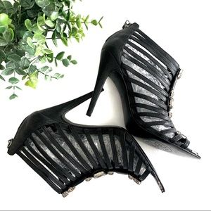 TORY BURCH Iona Jeweled Landed Capra Leather Stilettos